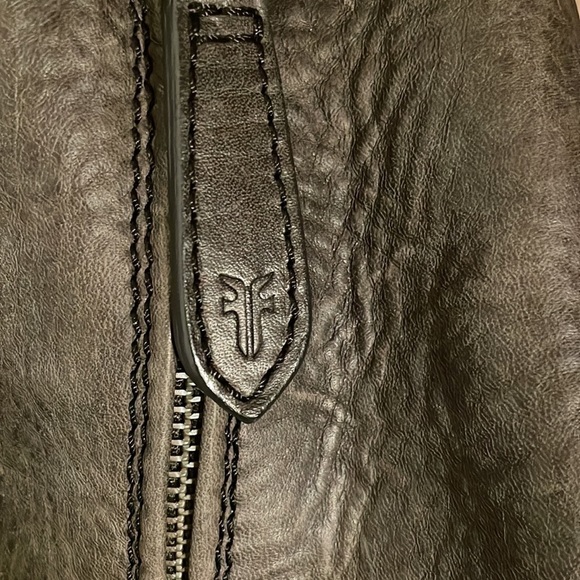Frye leather bag drawstring backpack - Picture 3 of 5